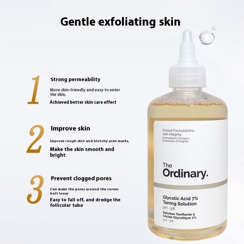 THE ORDINARY Toner à 7% d'acide glycolique, 240ml
