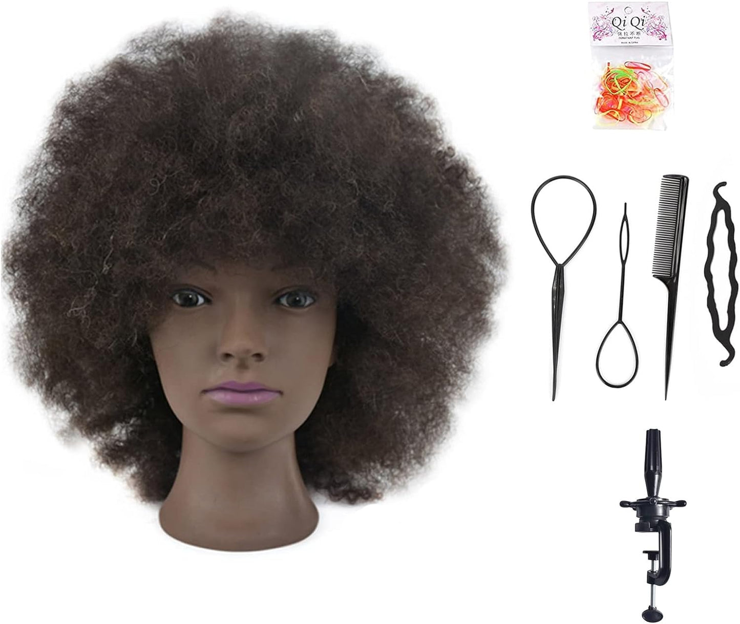 Têtes de mannequin afro pour tressage