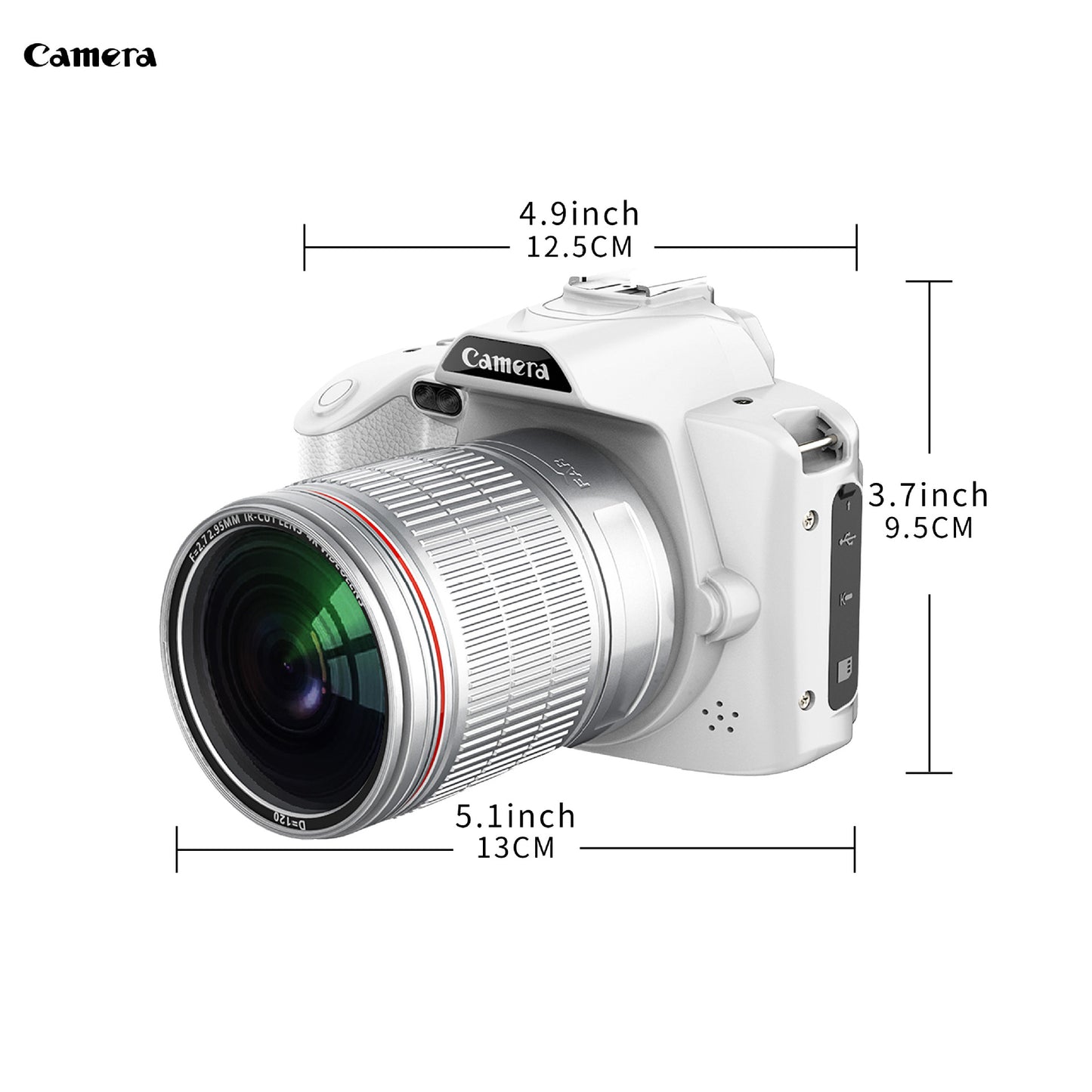 Appareil photo numérique 4K avec wifi et fonction selfie